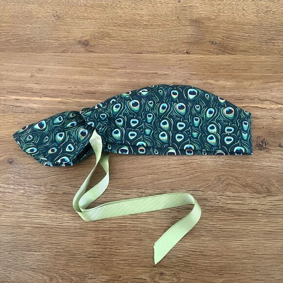 NWOT 10 Ponytail Scrub Caps Bundle scrub hats surgical caps ponytail scr… - Picture 16 of 16